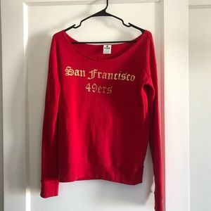 Victoria’s Secret Pink San Francisco 49ers crew